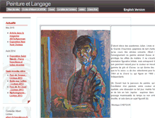 Tablet Screenshot of peinture-et-langage.fr